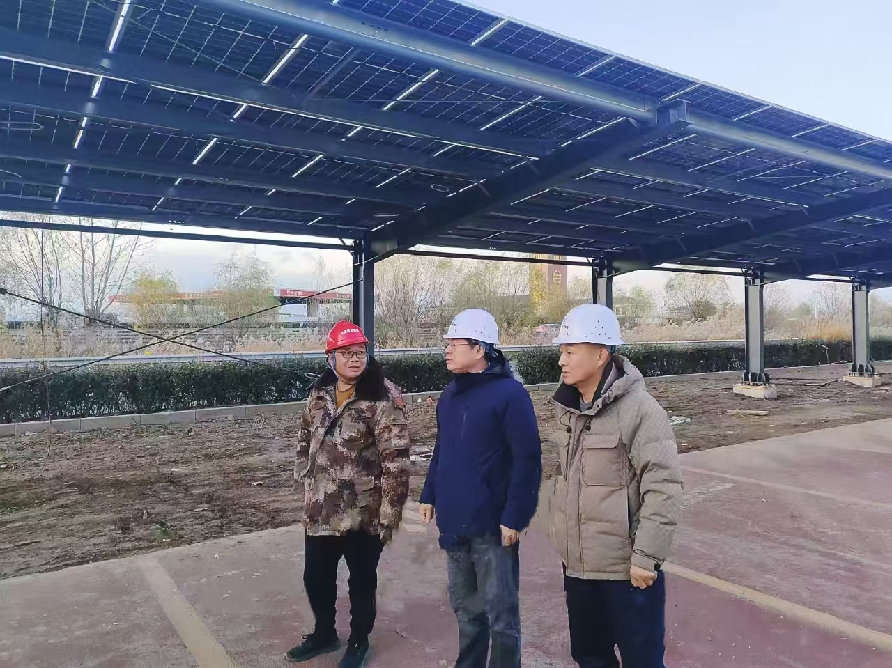 省冀交能源公司開展新能源工程建設安全生產督導檢查活動